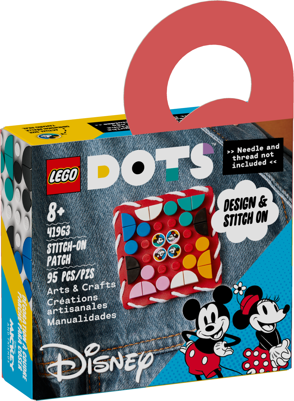 41963 Mickey Mouse & Minnie Mouse Stitch-on Patch (Retired) LEGO DOTS