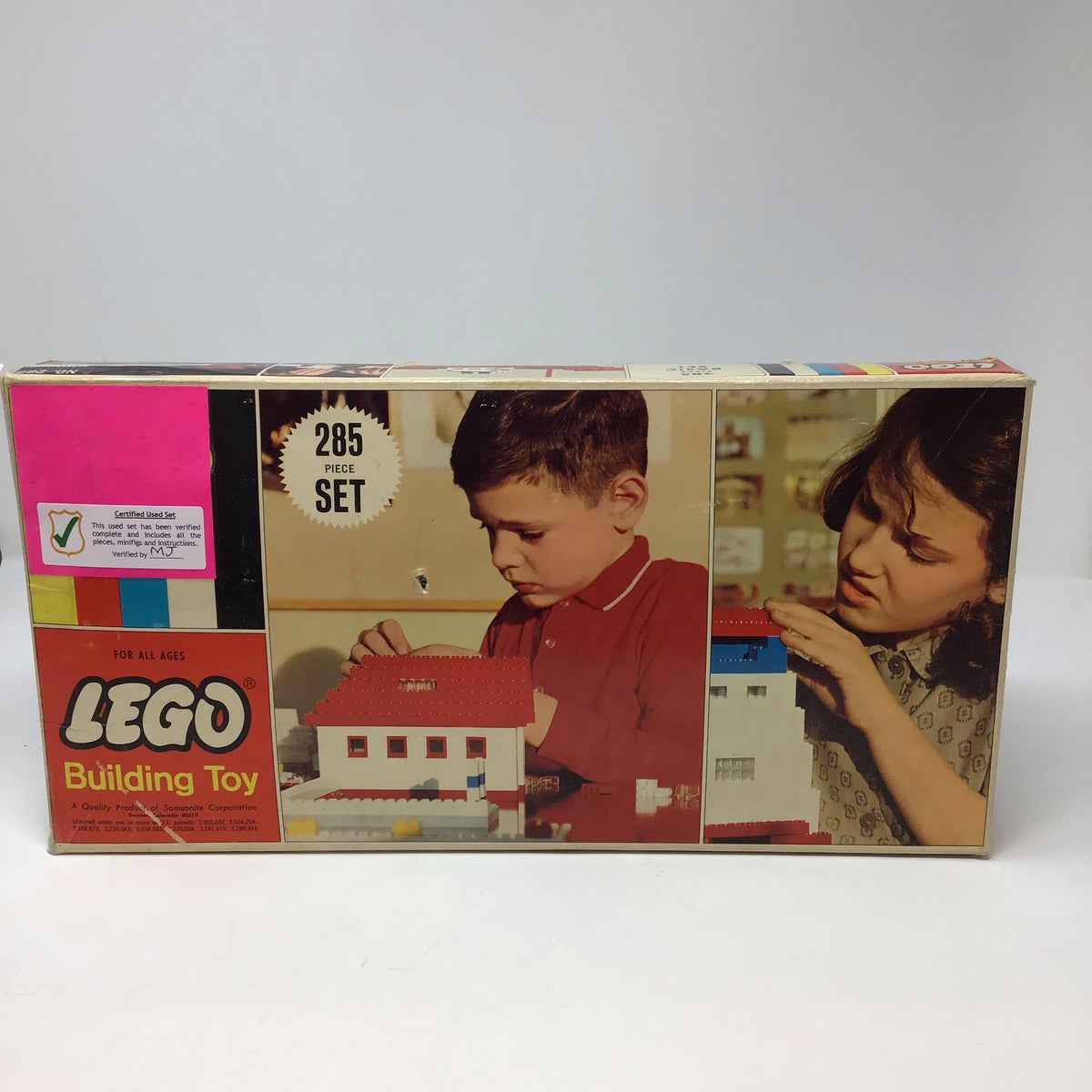 285-C Medium Basic Set (Certified) LEGO Samsonite