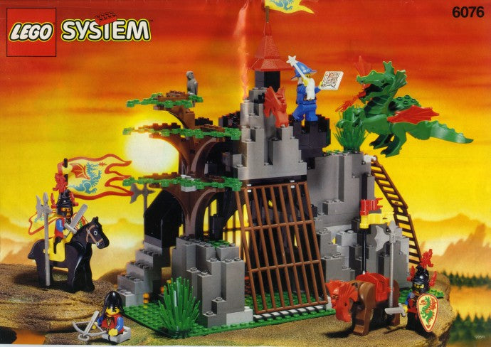 6076-C Dark Dragon's Den (Certified) LEGO Castle
