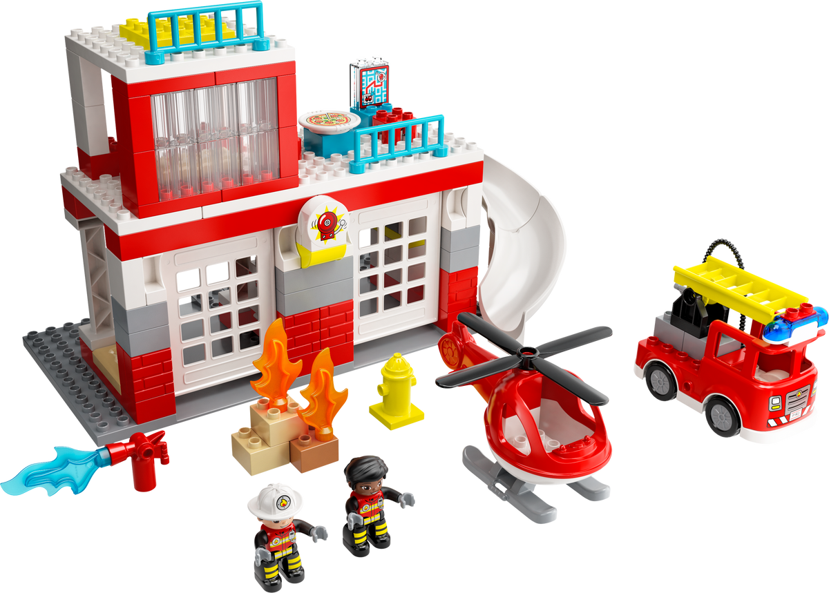 10970 Fire Station & Helicopter (Retired) LEGO DUPLO