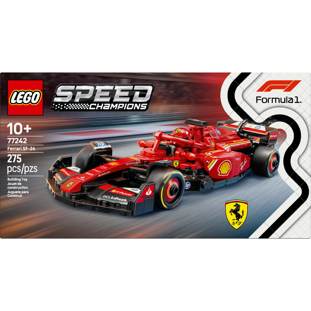 77242 Ferrari SF-24 F1 Race Car Building
