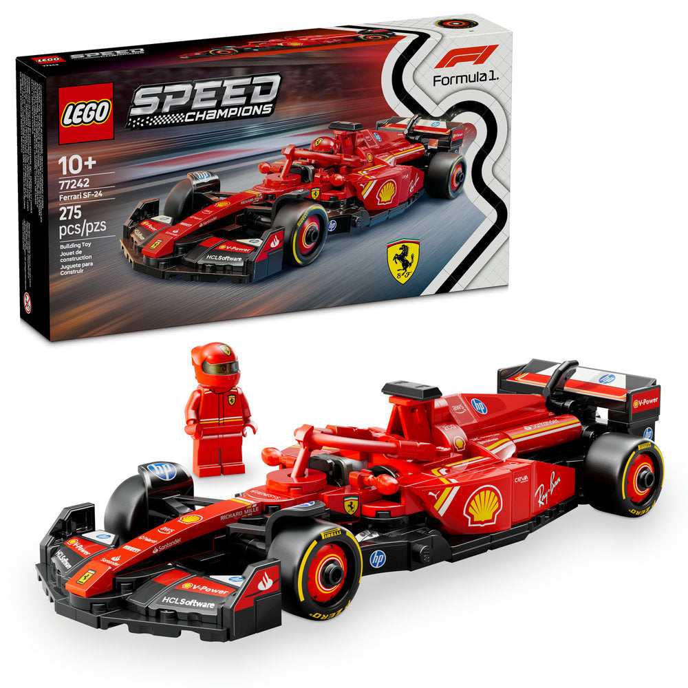 77242 Ferrari SF-24 F1 Race Car Building