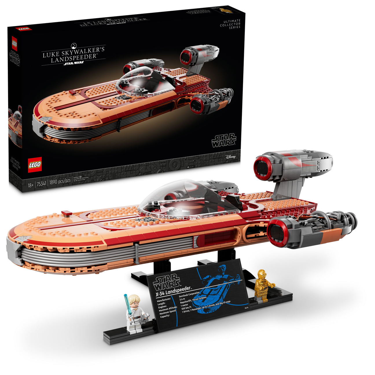 75341 Luke Skywalker’s Landspeeder™ (Retired) LEGO Star Wars