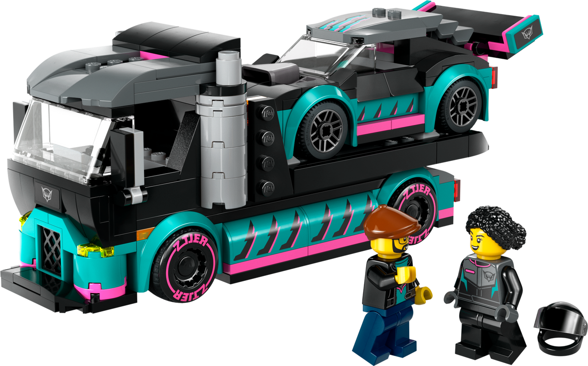 60406 Race Car and Car Carrier Truck (Retired) LEGO City