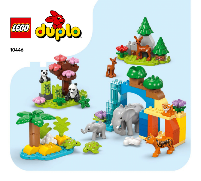 10446 3in1 Wild Animal Families (Certified) LEGO DUPLO
