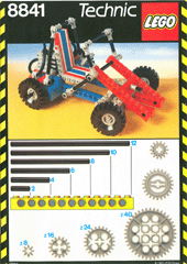 8841 Dune Buggy / Desert Racer (Used) LEGO TECHNIC