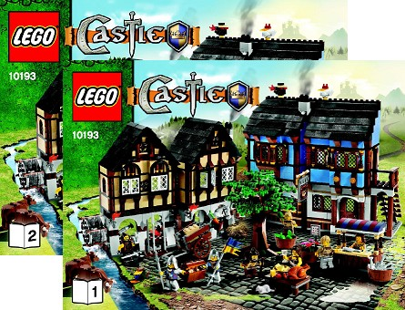 10193 Medieval Market Village (Used) LEGO Castle