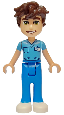 Friends Brendan - Medium Blue Top, Blue Trousers, White Shoes (frnd0720)