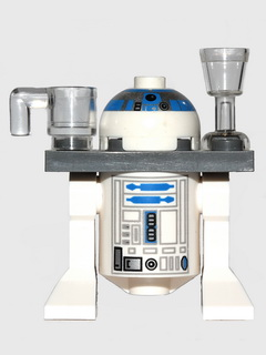 Astromech Droid, R2-D2 - Dark Bluish Gray Serving Tray (sw0028a)