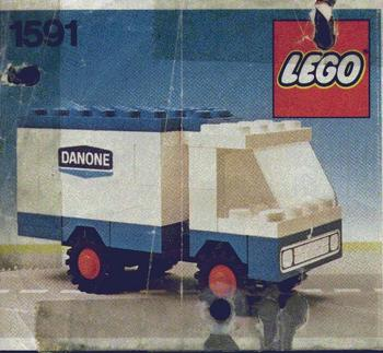 1591 Danone Delivery Truck (Certified) LEGO Town