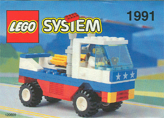 1991 Racing Pickup (Used) LEGO Town