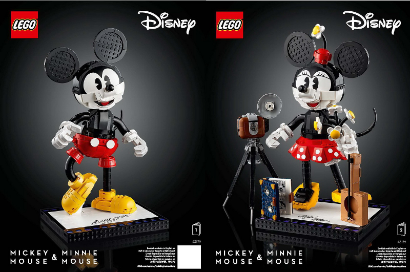43179 Mickey Mouse and Minnie Mouse (Used) LEGO Disney