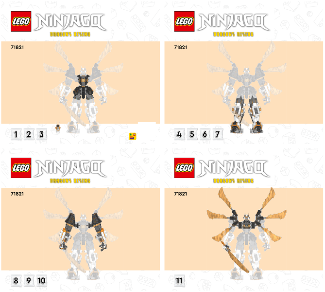 71821 Cole's Titan Dragon Mech (Certified) LEGO Ninjago