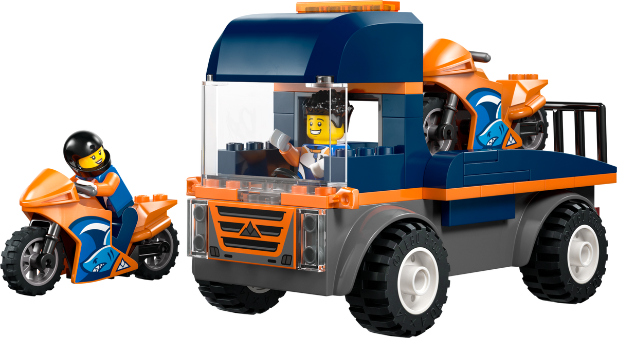 60491 Motorcycle Transporter (Retired) LEGO City