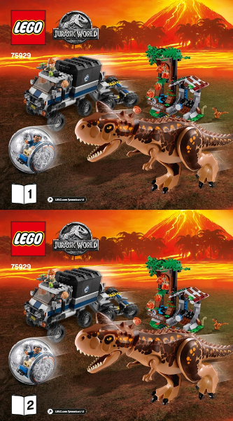 75929 Carnotaurus Gyrosphere Escape (Used) LEGO Jurassic World