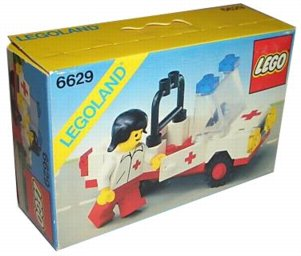 6629 Ambulance (Retired) LEGO Town