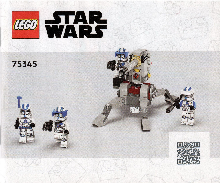 75345 501st Clone Troopers Battle Pack (Used) LEGO Star Wars