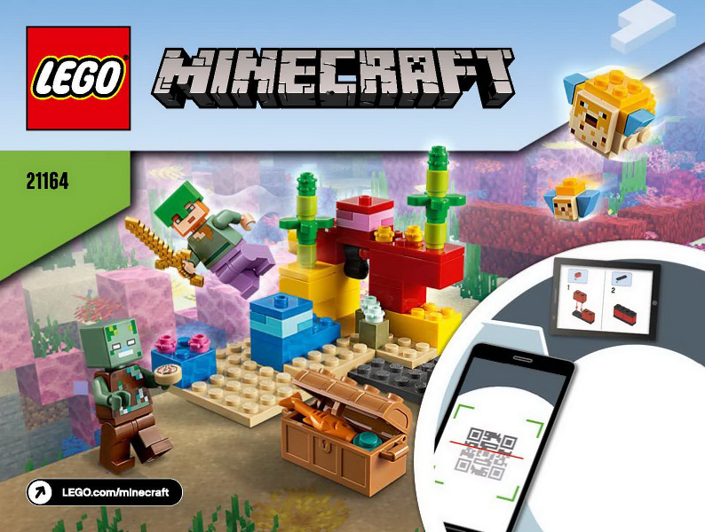 21164 The Coral Reef (Used) LEGO Minecraft