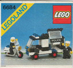 6684 Police Patrol Squad (Used) LEGO Town