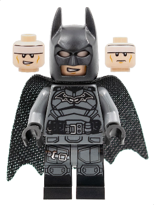 Batman - Dark Bluish Gray Suit, Black Belt, Black Hands, Spongy Cape with 1 Hole, Black Boots (sh0786)