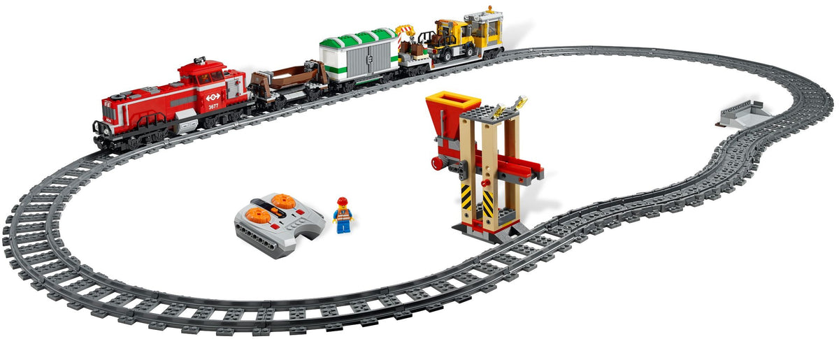 3677 Red Cargo Train (Retired) LEGO City