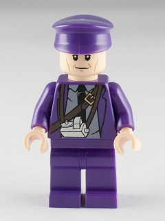 Stanley (Stan) Shunpike - Knight Bus Conductor Uniform with Black Tie and Diagonal Strap (hp127)