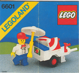 6601 Ice Cream Cart (Used) LEGO Town