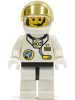 Space Port - Astronaut C1, White Legs with Black Hips (spp017)