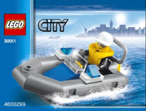 30011 Police Dinghy (Certified) LEGO City