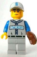 Baseball Fielder (Minifigure Only) (col157)
