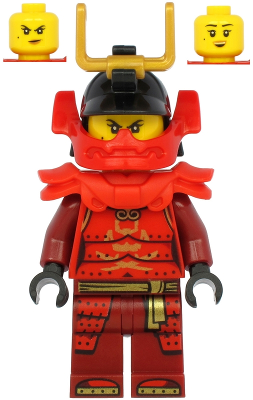 Samurai X (Nya) - Legacy, Red Shoulder Pads (njo0614)