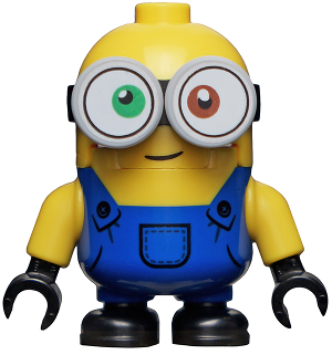 Minion Bob - Blue Overalls, no Eyelids (mnn013)