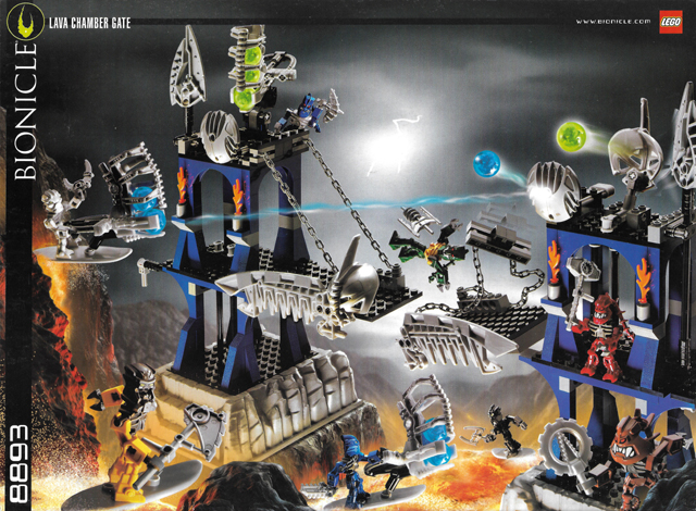 8893 Lava Chamber Gate (Used) LEGO BIONICLE