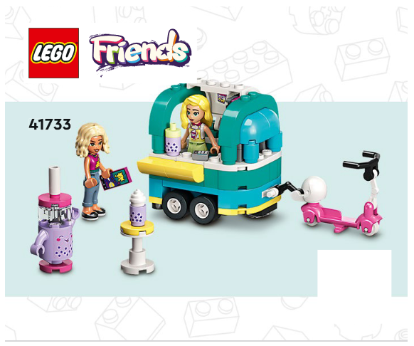 41733 Mobile Bubble Tea Shop (Certified) LEGO Friends