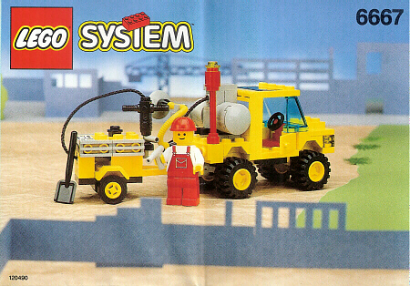 6667 Pothole Patcher (Certified) LEGO Town