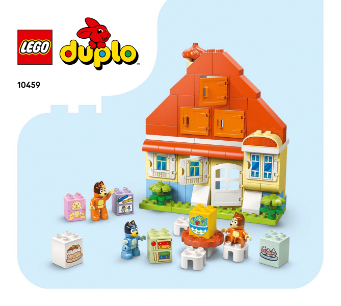 10459 Bluey's Family House with Memory Game (Certified) LEGO DUPLO