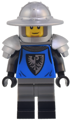 Mountain Fortress Black Falcon Soldier - Helmet with Broad Brim, Shoulder Armor (bdp104)