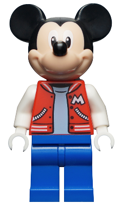 Mickey Mouse - Red Jacket with White Letter M (dis075)