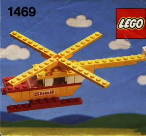 1469 Helicopter (Certified) LEGO Town