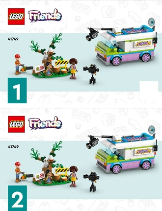 41749 Newsroom Van (Certified) LEGO Friends