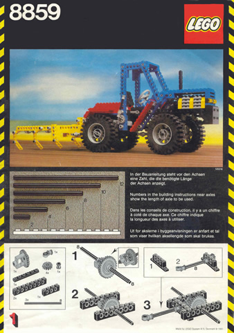 8859 Tractor (Used) LEGO TECHNIC