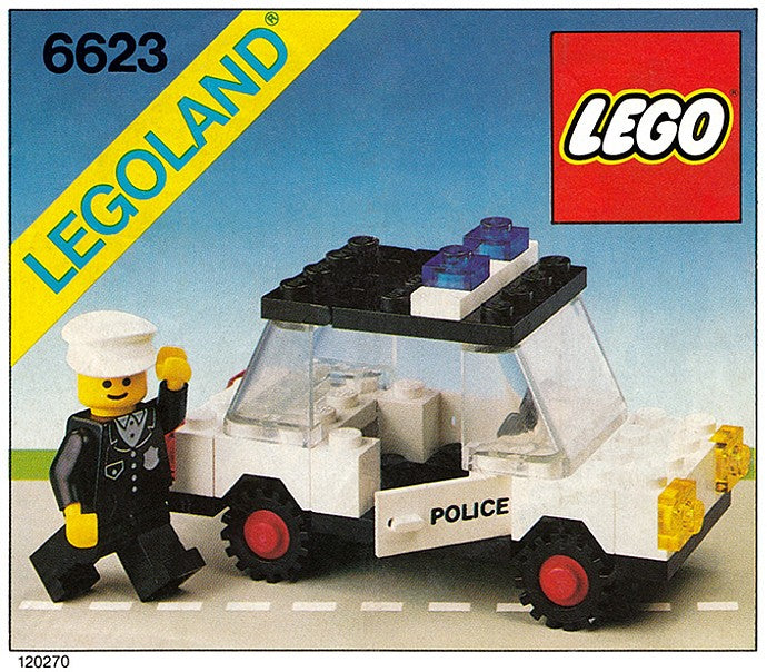 6623 Police Car (Used) LEGO Town