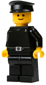 Imperial Shuttle Pilot - Yellow Head, Police Cap (sw0042)