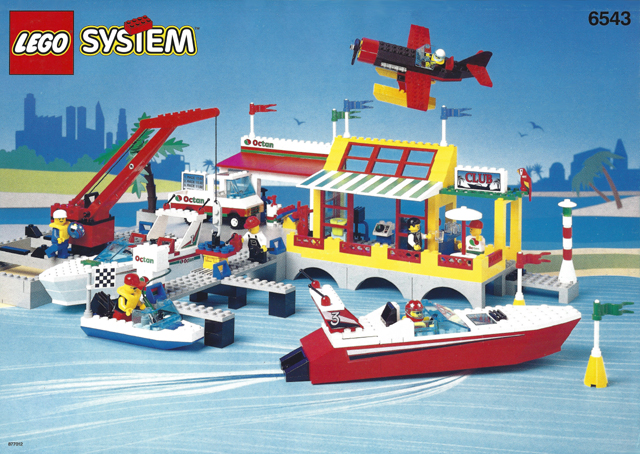 6543 Sail N' Fly Marina (Certified) LEGO Town
