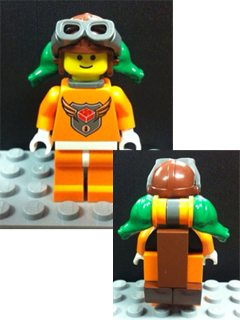 MBA Level Three Minifigure with Backpack Assembly (mba003)