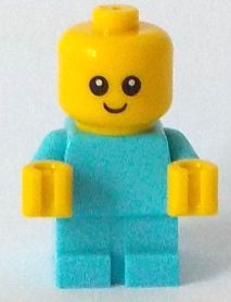 Baby - Medium Azure Body with Yellow Hands (cty0894)