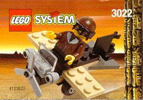 3022 Plane of Hurrykain (Certified) LEGO Adventurers