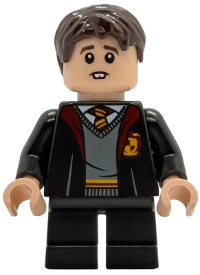 Neville Longbottom - Gryffindor Robe Open, Black Short Legs (hp543)