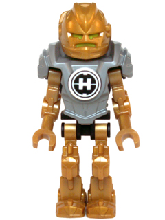 Hero Factory Mini - Rocka - Flat Silver Armor (hf019)