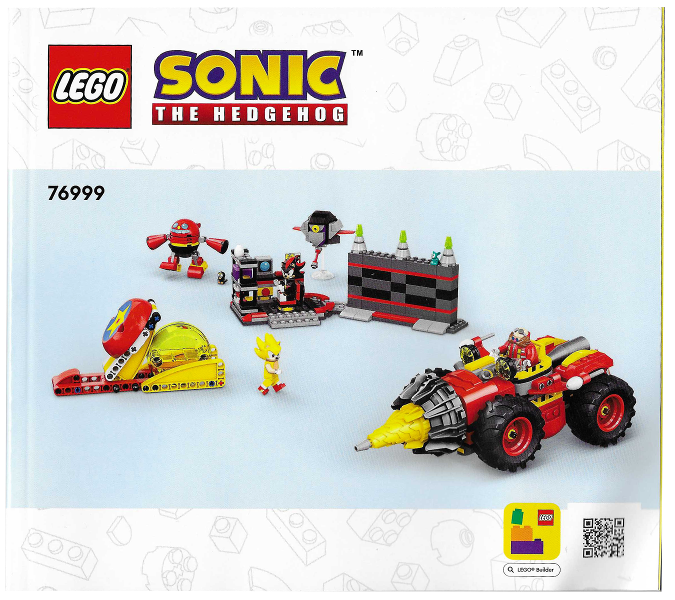 76999 Super Sonic vs. Egg Drillster (Certified) LEGO Sonic